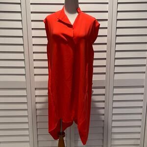 RACHEL Rachel Roy Dress in a Brilliant Orange with Pockets